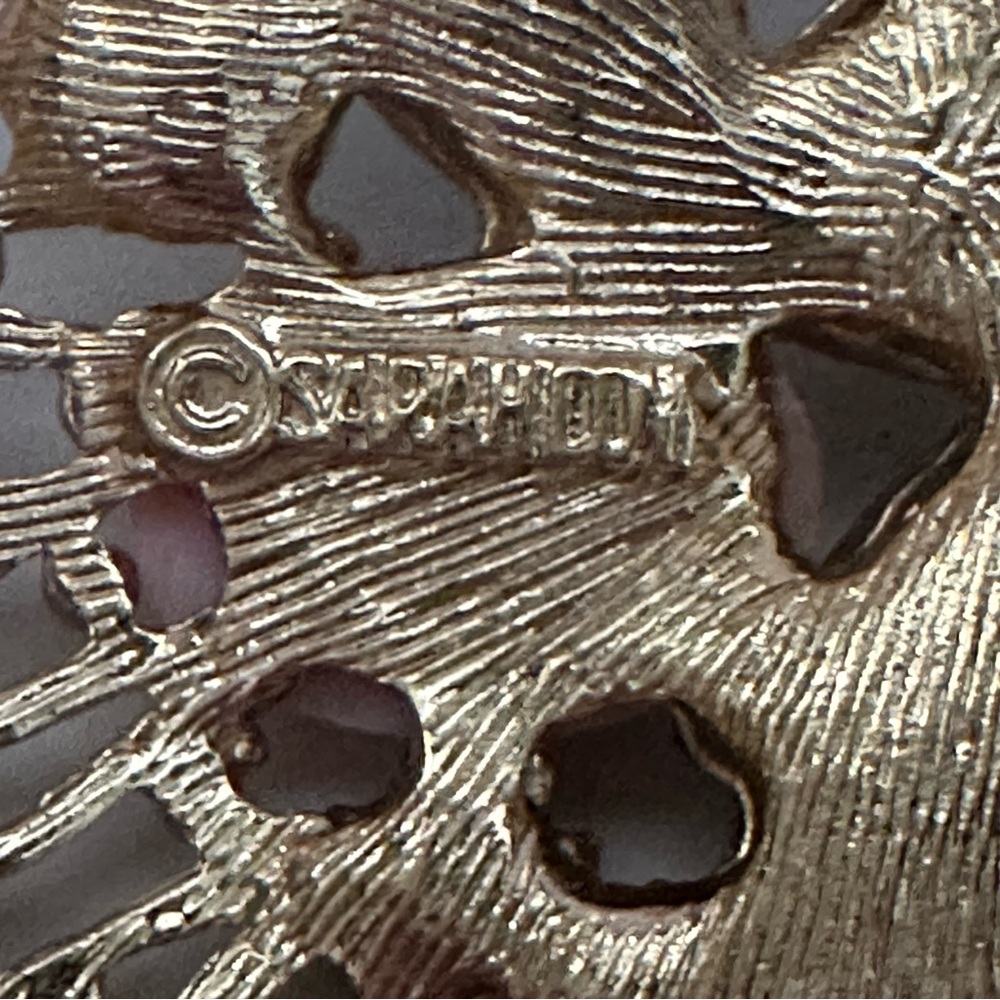 Vintage Sarah Coventry Brooch and Earrings Set - Picture 4 of 8